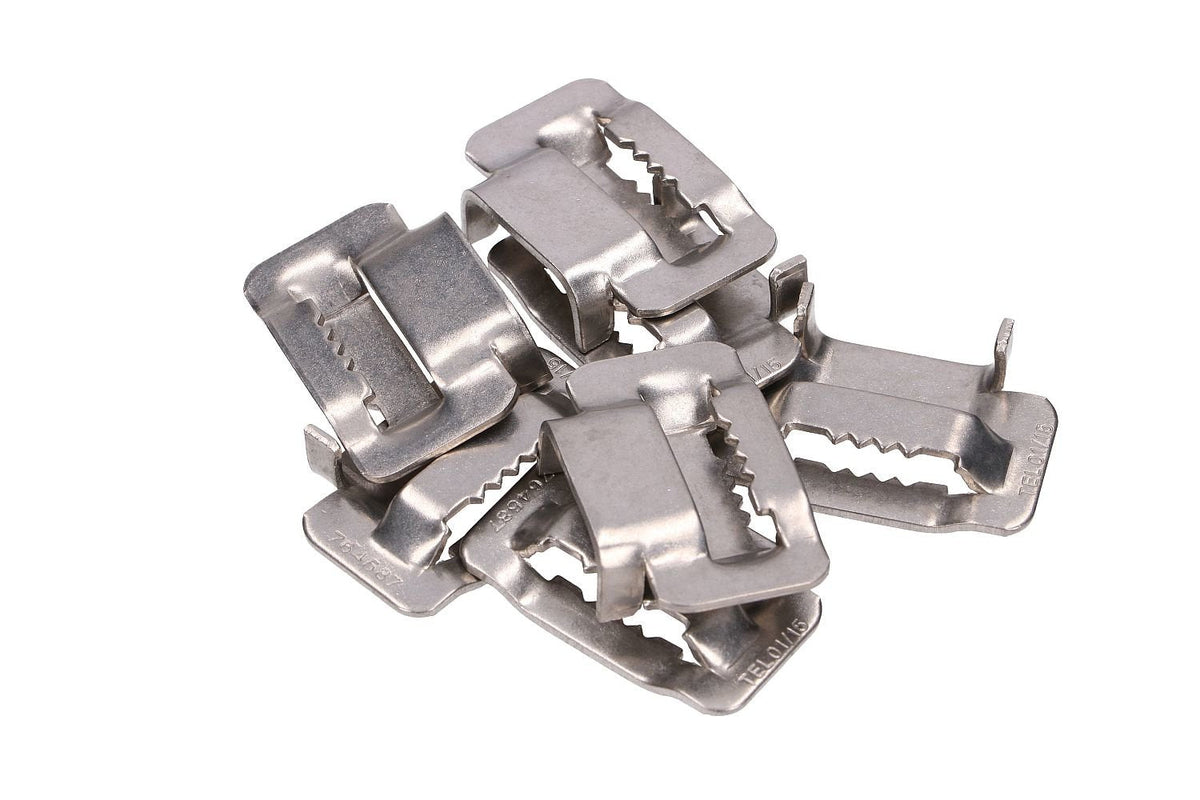 Extralink Clamp For Steel Strap 20mm With Jags Abrazadera Final 2 Cm Acero Inoxidable