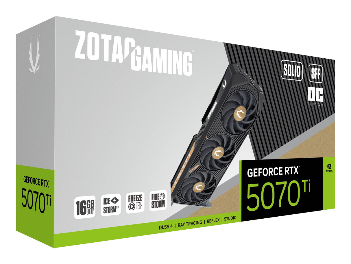 EAN 8886307700803 - Zotac GAMING GeForce RTX 5070 Ti SOLID SFF OC NVIDIA 16 GB GDDR7 imagen 6