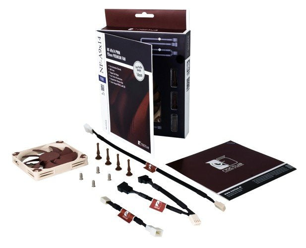 Noctua Nf-A9x14 Pwm Ventilador 9,2 Cm Marrón