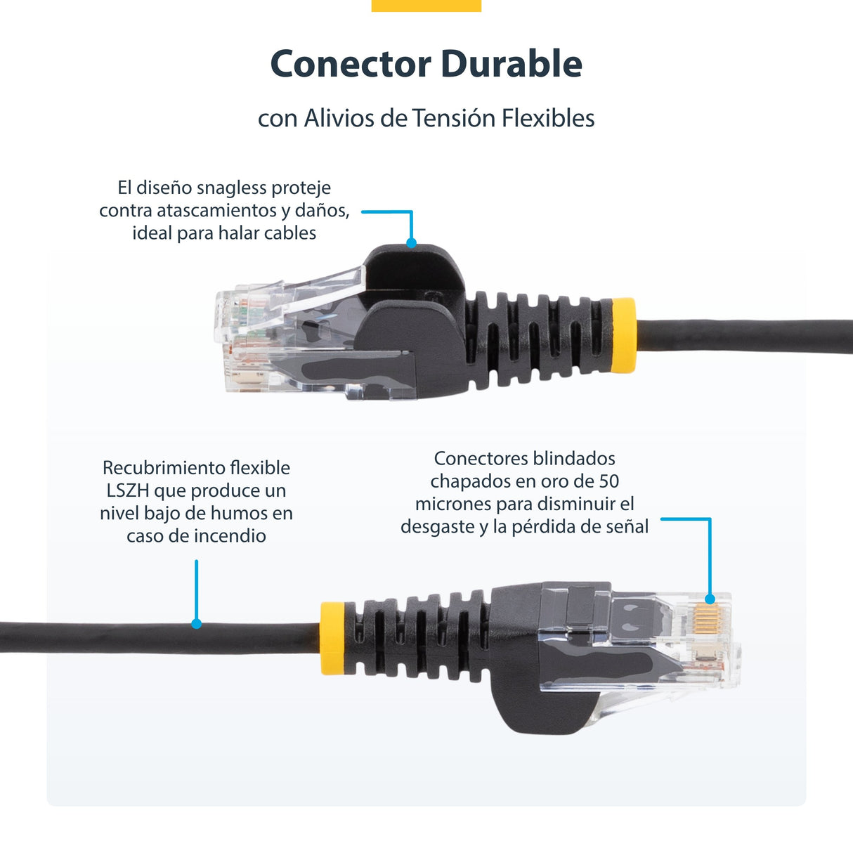 EAN 0065030882736 - StarTech.com N6PAT150CMBLS cable de red U/UTP (UTP) imagen 6