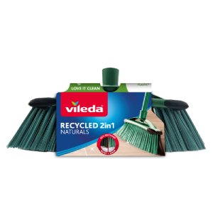 EAN 4023103239623 - Vileda 4023103239623 escoba Interior / exterior Cerda dura Fibra reciclada Negro, Verde imagen 1