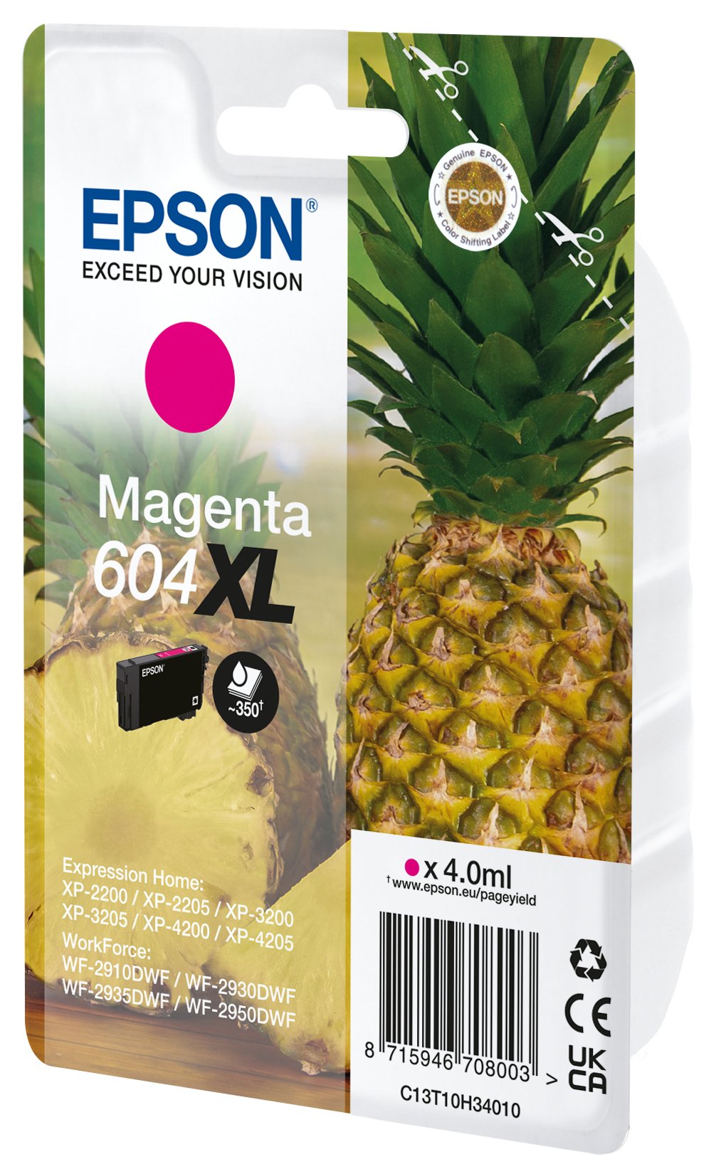 Tinta Epson 604xl Original Alto Rendimiento (Xl) Magenta