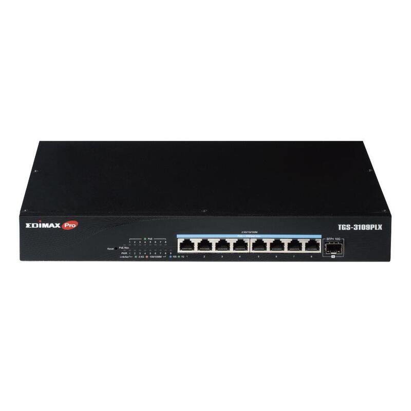 Edimax Switch 8x Tgs-3109plx 2.5gbe Web Smart Poe++ Switch