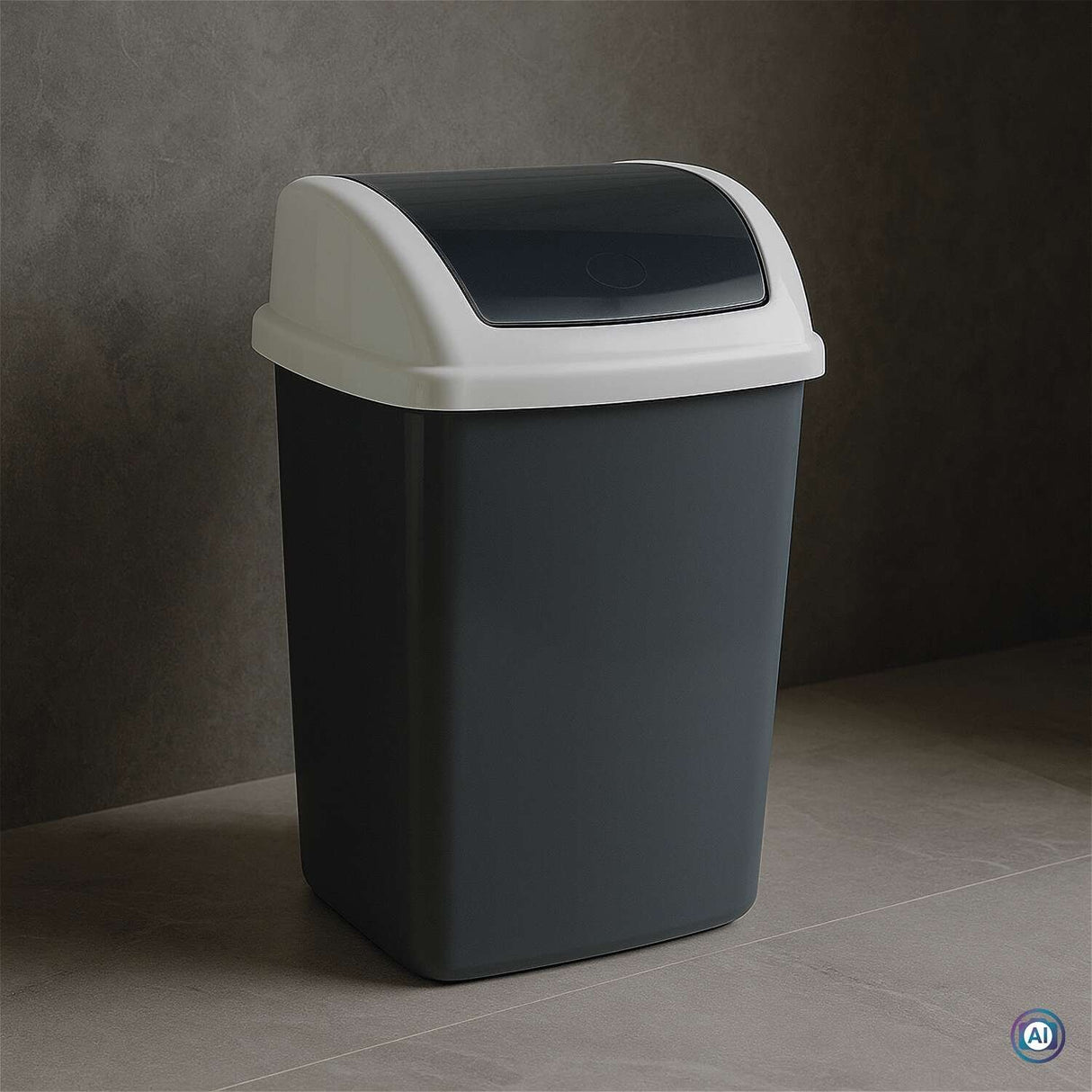 EAN 4002390095822 - MAUL 9521087 papelera 10 L Rectangular Plástico, Polipropileno (PP) Gris Oscuro, Blanco imagen 2