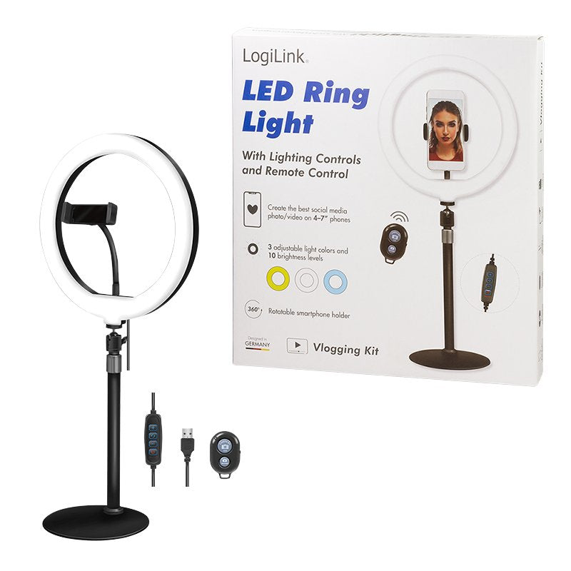 Aro Luz Led Logilink 25 Cm