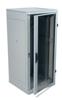Triton Rma-22-A88-Cax-A1 Armario Rack De 19" 22u, 800x800mm, Puerta De Vidrio, Gris