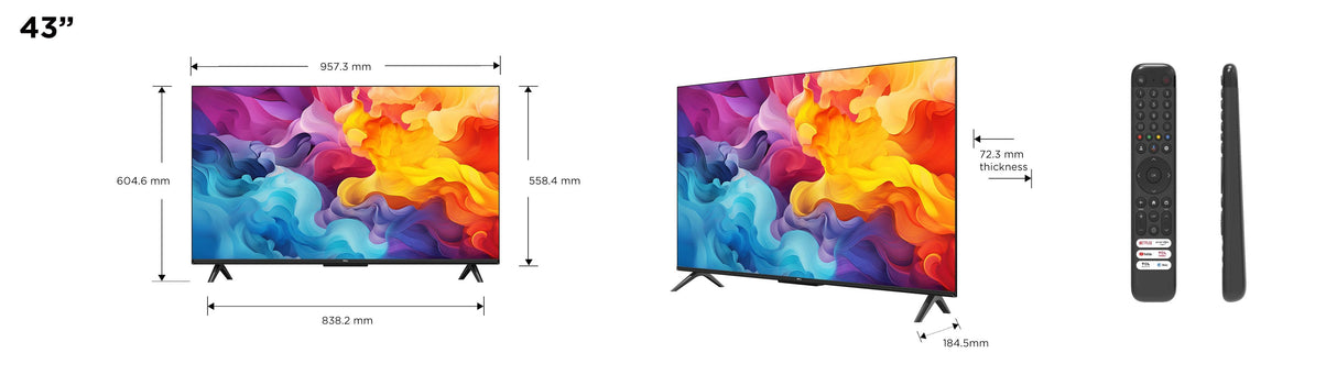 EAN 5901292524654 - TCL P655 43P655 Televisor 109,2 cm (43") 4K Ultra HD Smart TV Wifi Negro imagen 11