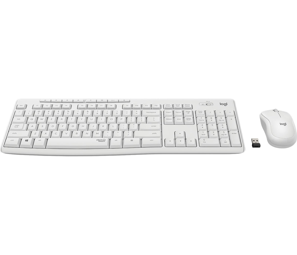 EAN 5099206092563 - Logitech 920-009821 teclado Ratón incluido Oficina RF inalámbrico QWERTY Italiano Blanco imagen 2