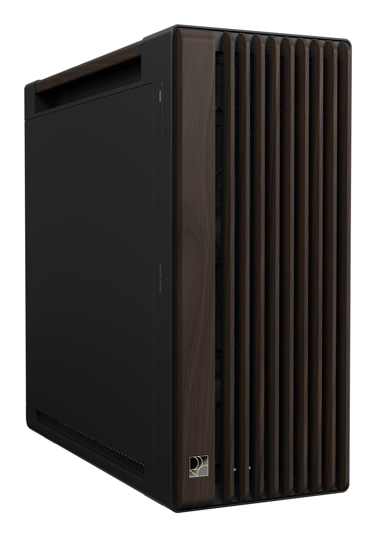 Caja Pc Asus Geh Proart Pa602 Walnut Wood Metal Pwm Modern Negro