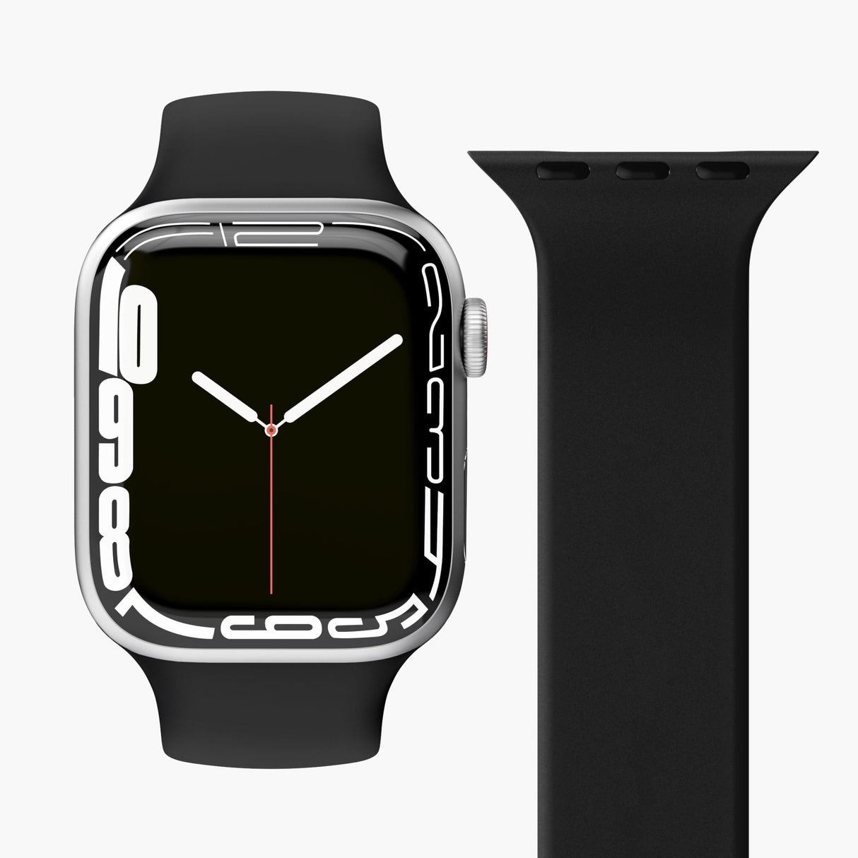 EAN 4255591501290 - Vonmählen Solo Loop Correa Negro Silicona imagen 3