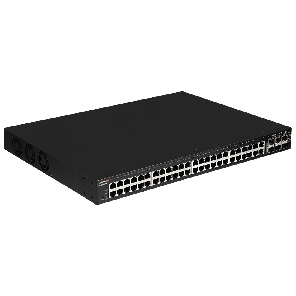 EAN 4717964704498 - Edimax GS-5654PLX switch Gestionado Gigabit Ethernet (10/100/1000) Energía sobre Ethernet (PoE) Negro imagen 3