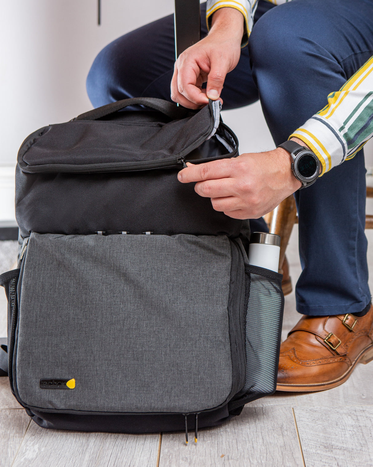 Mochila Techair Commuter Pro 14-15.6 "2f 2t Gris