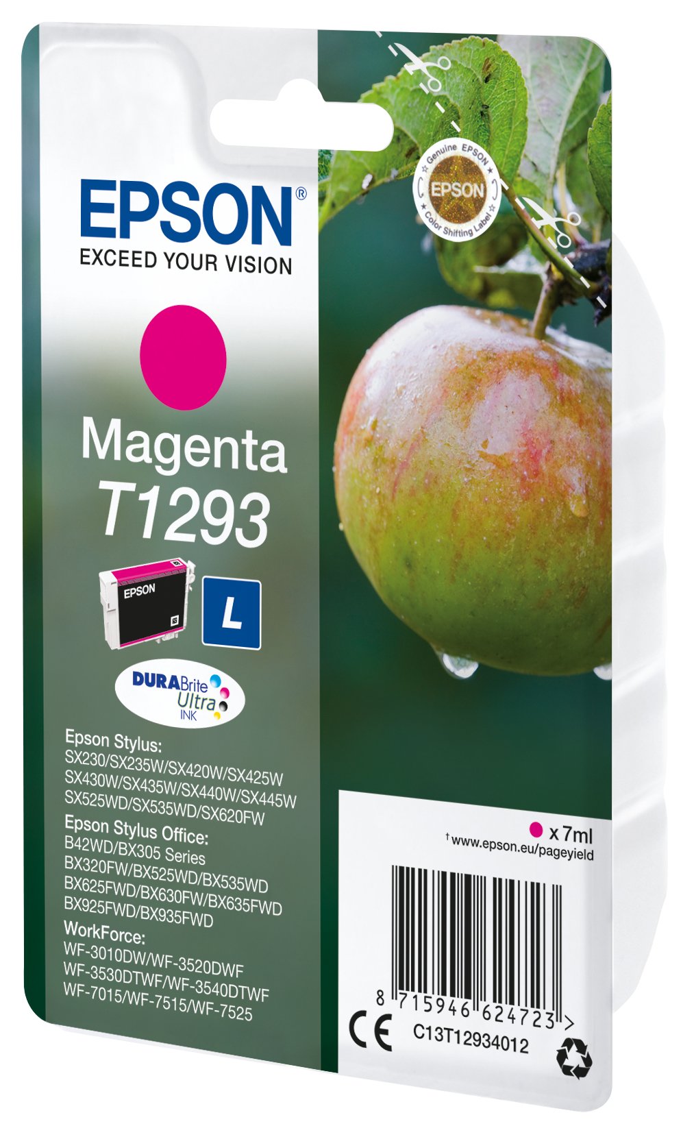 EAN 8715946624730 - Epson Apple T1293 cartucho de tinta 1 pieza(s) Original imagen 1