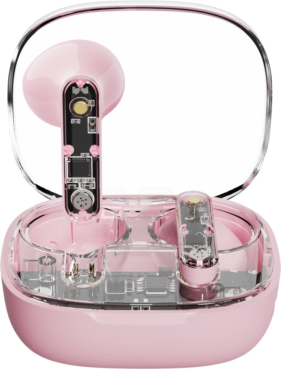 Streetz Bt Tws In-Ear KopfhRer Transparent Pink