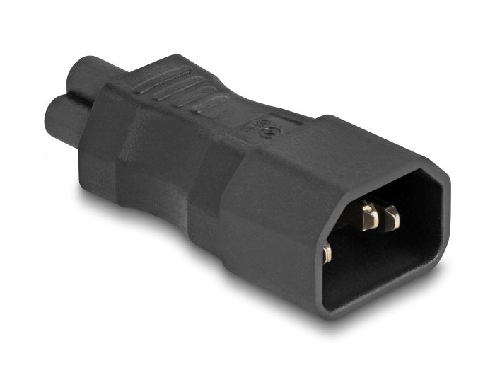 Delock 80468 Adaptador De Poder Iec 60320 - C14 A C5, Macho / Hembra, 2,5 A, Recto