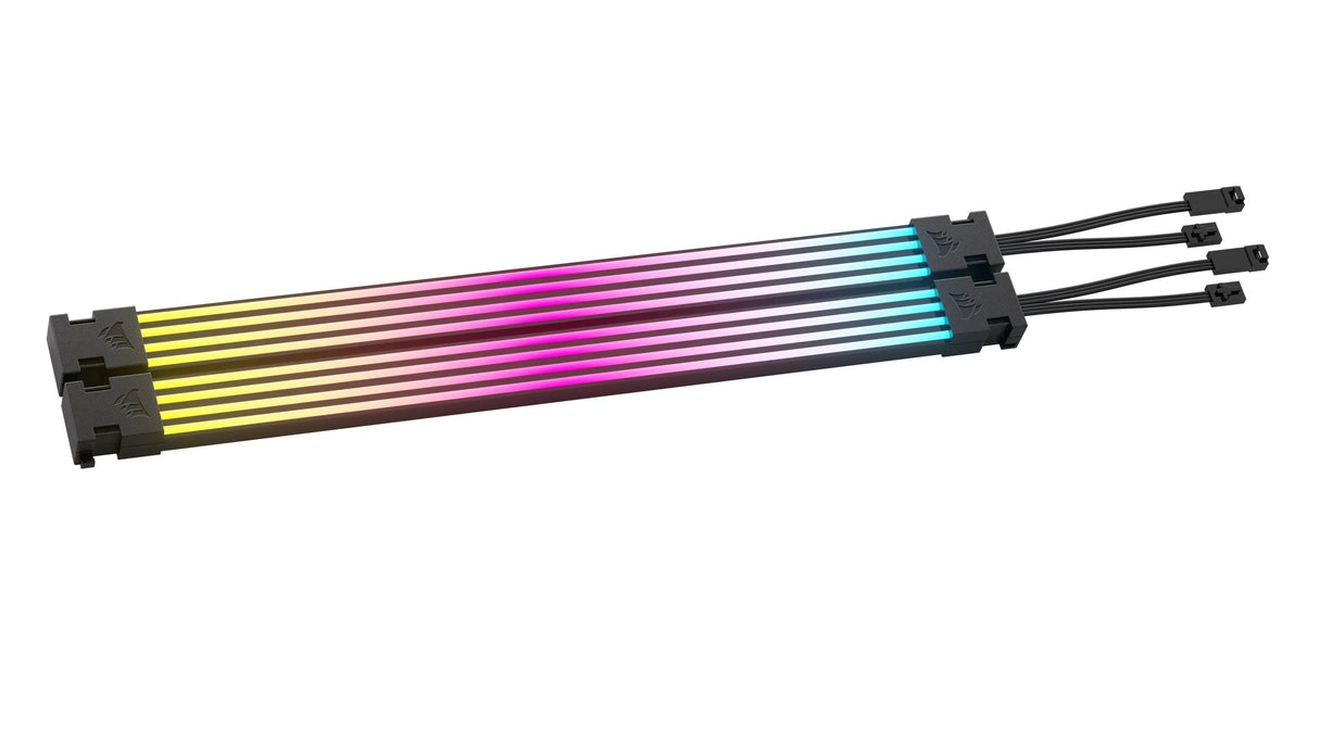 Corsair Icue Argb Psu Cable Strips, Tiras Led 2x 240mm, Para Cables De Alimentación Cp-8920282