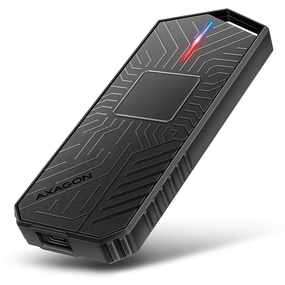 EAN 8595247908544 - Axagon EEM2-GAM, USB-C 10Gbps - NVMe & SATA SSD GAME M.2 box, bezšroubkový Caja externa para unidad de es imagen 2