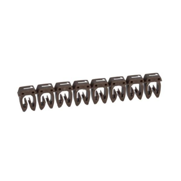 Legrand 038211 Kennzeichnungssystem Cab3 0,5-1,5qmm Ziffer:1 Braun