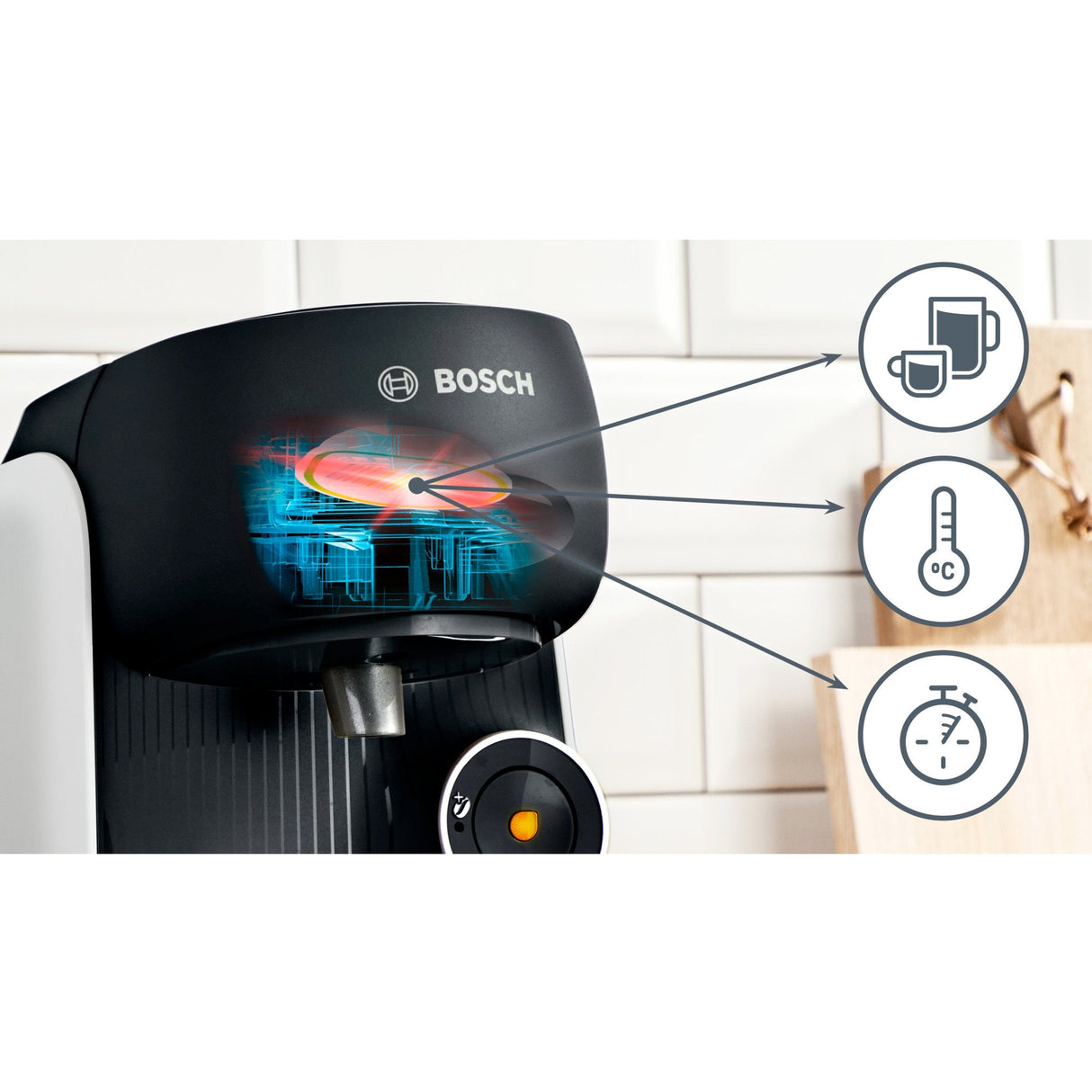 Cafetera Bosch Tas164e Eléctrica Totalmente Automática Macchina Per Caffè A Capsule 0,7 L