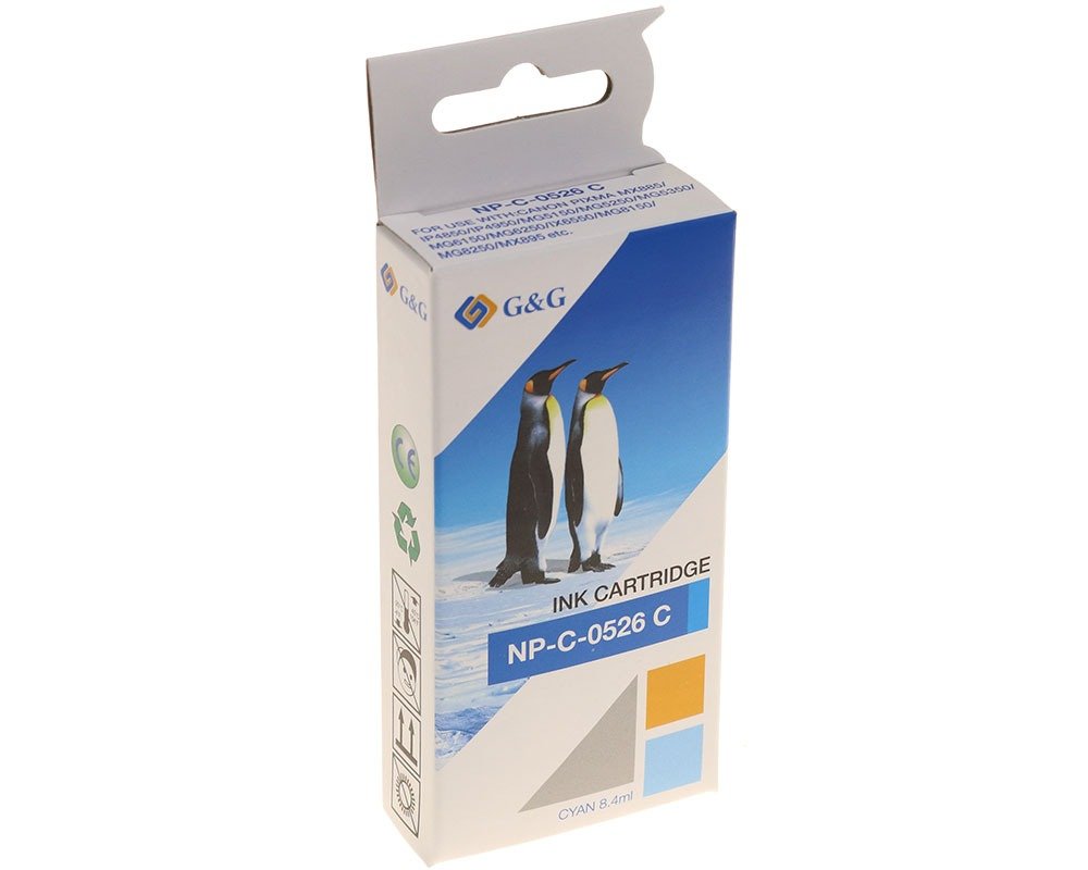 Tinta G&G Compatible Canon Cli-526c/ 4541b001 Cyan