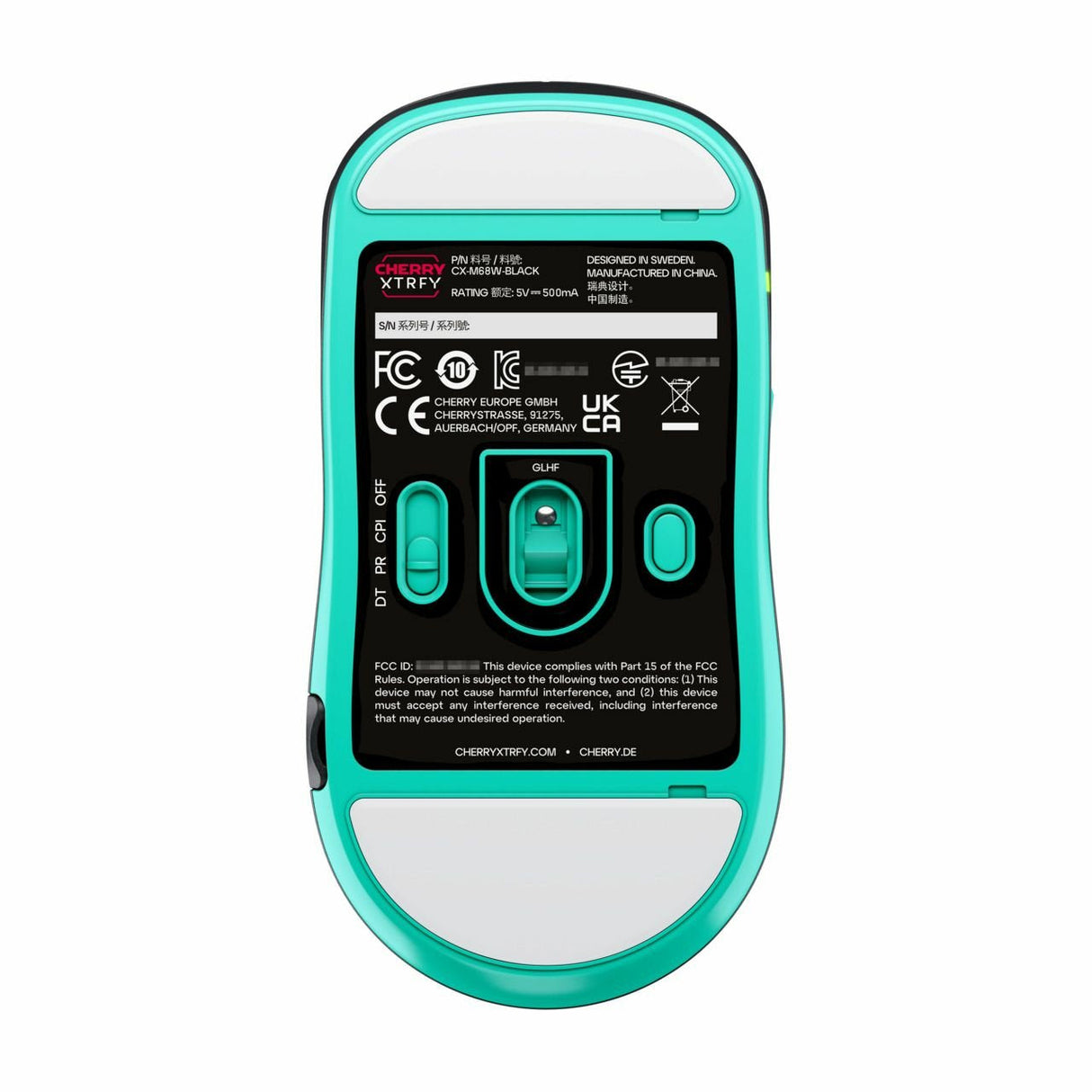 EAN 7340086914642 - CHERRY XTRFY CX-M68W-BLACK ratón Juego RF inalámbrico 26000 DPI imagen 7