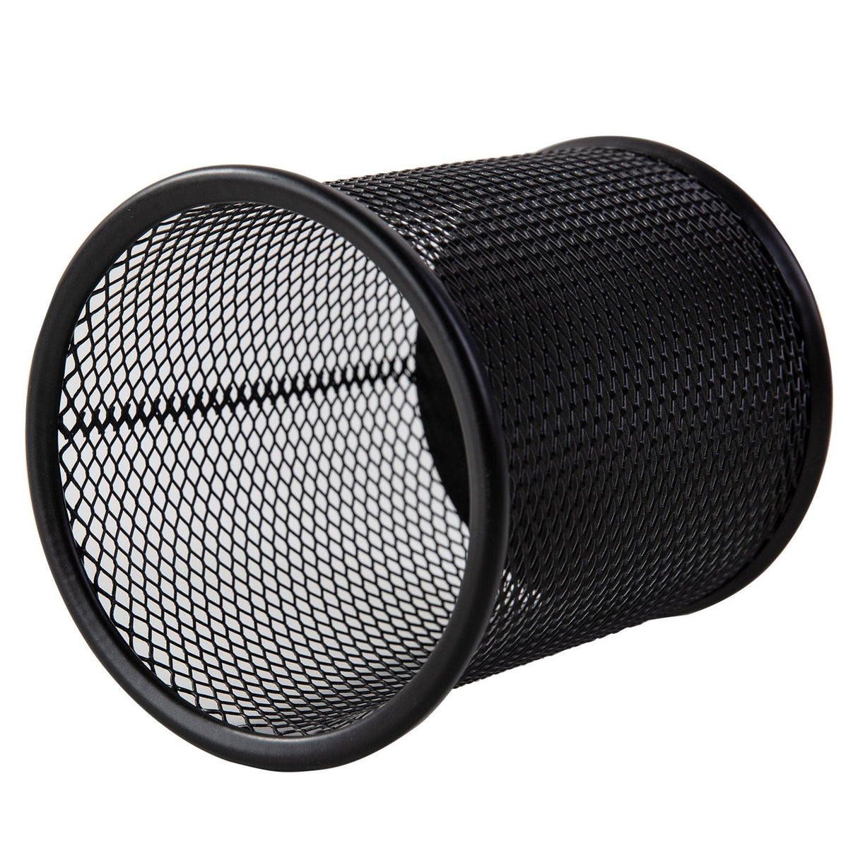 Deli Cubilete Metalico De Rejilla Negro