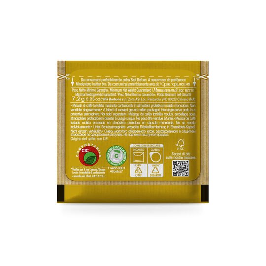 Caffè Borbone Miscela Oro 44mm Ese System Kaffee Pads 100 Piezas A 7,2 G