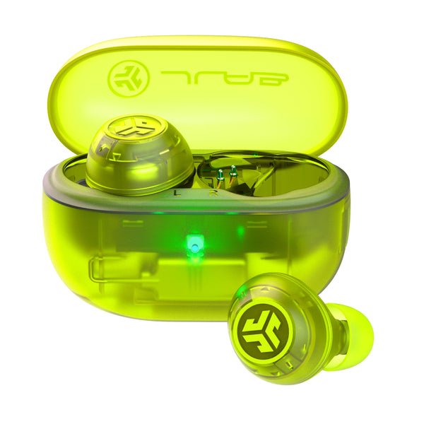 Auriculares Jlab Go Pop Anc True Wireless Stereo (Tws) Bluetooth Verde Azulado, Transparente