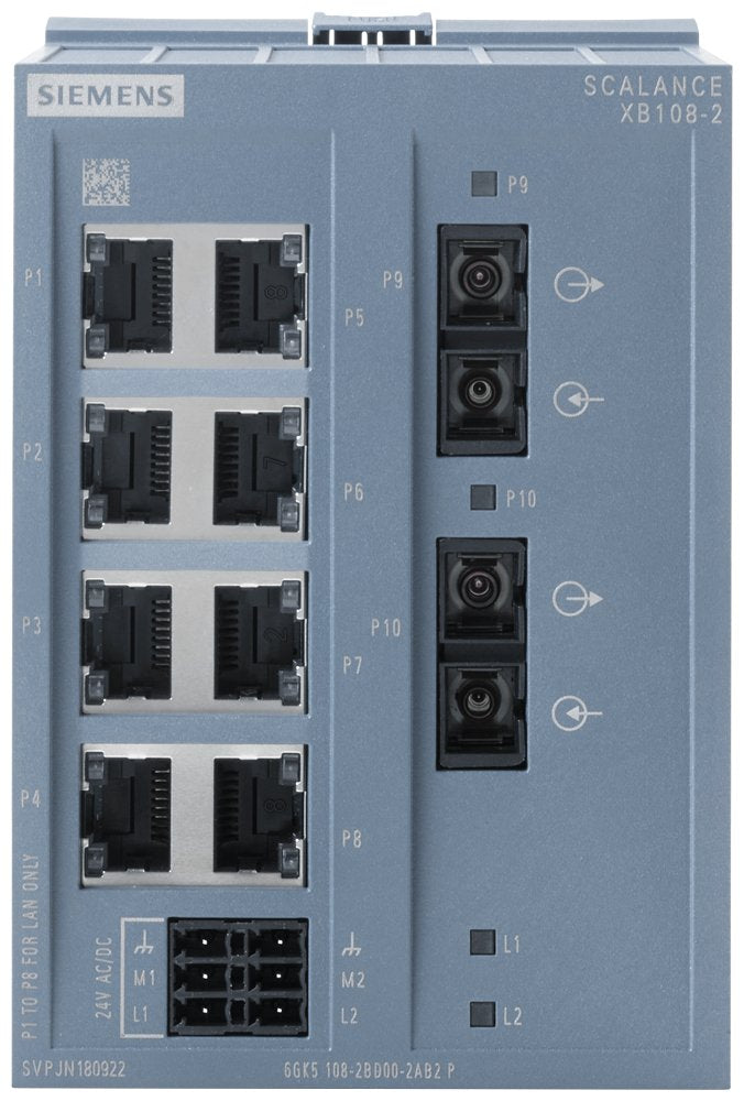 Siemens 6gk51082bd002ab2 6gk5108-2bd00-2ab2 Red Switch - - 0.1 - - 0.1 - Switch - 0,1 Gbps