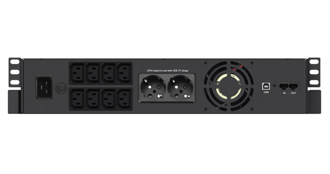 EAN 3700085660652 - Infosec X4 3000 RM Plus sistema de alimentación ininterrumpida (UPS) Línea interactiva 3 kVA 1800 W 10 sa imagen 3