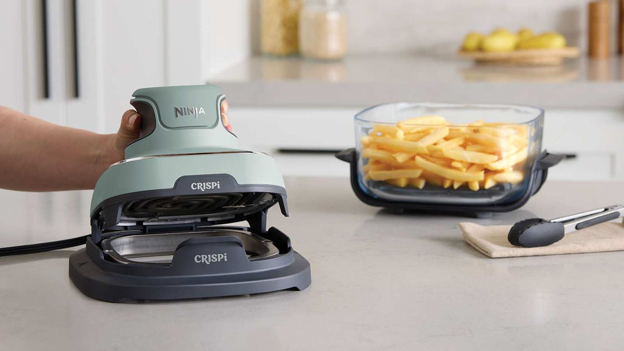 EAN 0622356317634 - Ninja CRISPi Sencillo 4,5 L 1700 W Freidora de aire caliente Verde, Gris, Transparente imagen 10