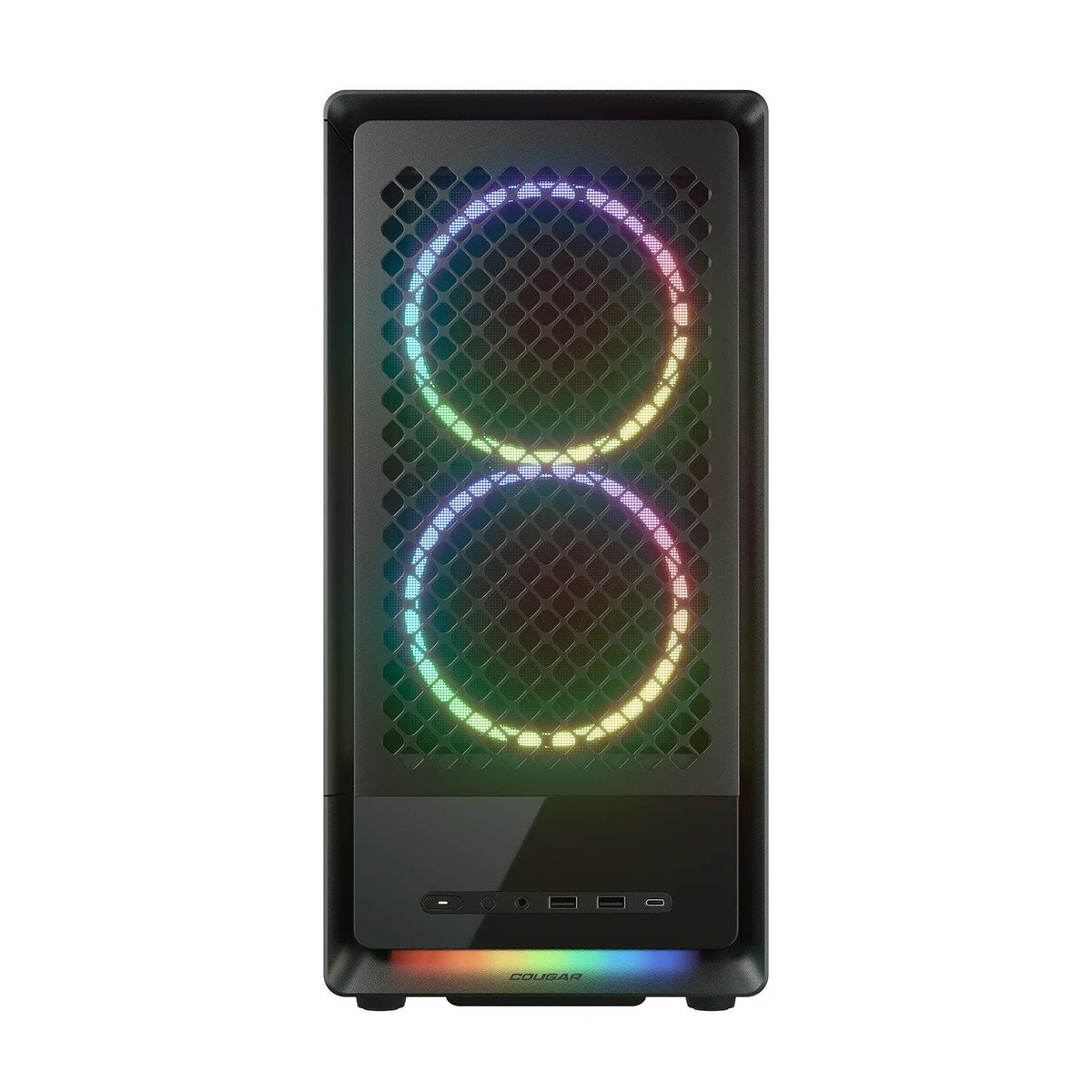 Caja Pc Cougar Midi-Tower Duoface Pro Argb, Negro