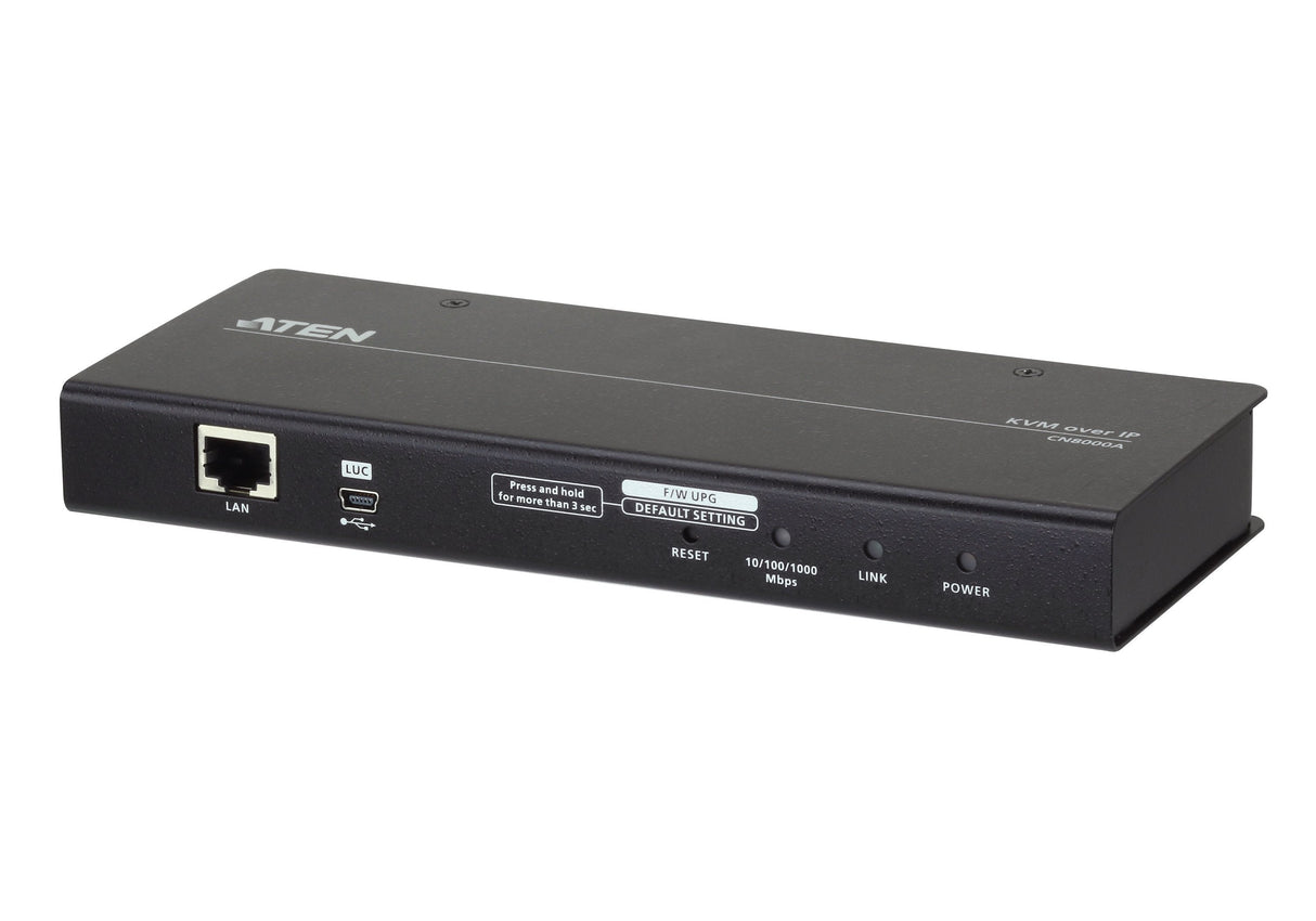 Aten Desktop Kvm Over Ip Control Unit (Kvm + Serial), With V Unidad De Control Sobre Ip (Kvm + Serie) Con Soportes Virtuales