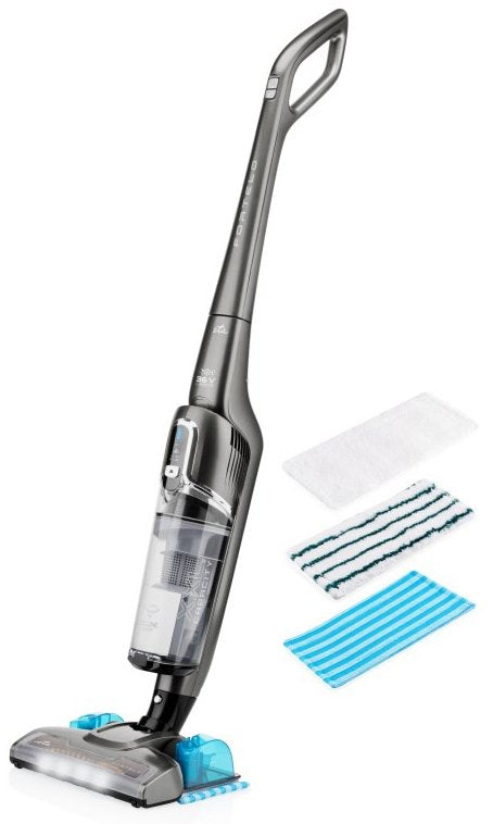 Eta Eta624590000 Aspiradora De Mano Fortelo, Inalámbrica, Autonomía 50 Min., Depósito De Polvo 1 L, Gris