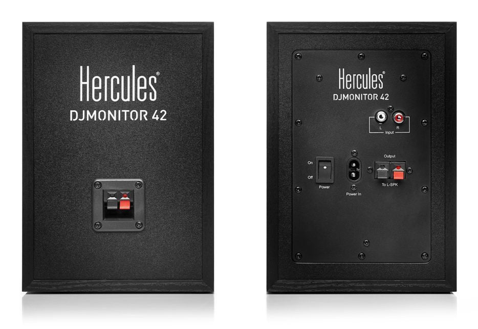 Hercules Altavoces Dj Monitor 42 (4780886) Hercules Djmonitor 42, Alámbrico, Rca/3.5mm/Terminal, 40 W, 60 - 20000 Hz, Negro