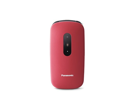 Movil Senior Panasonic Kx-Tu446exg Plegable Pantalla 2.4 Botones Retroiluminados Color Granate
