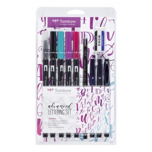 Tombow Set Lettering Avanzado Estuche