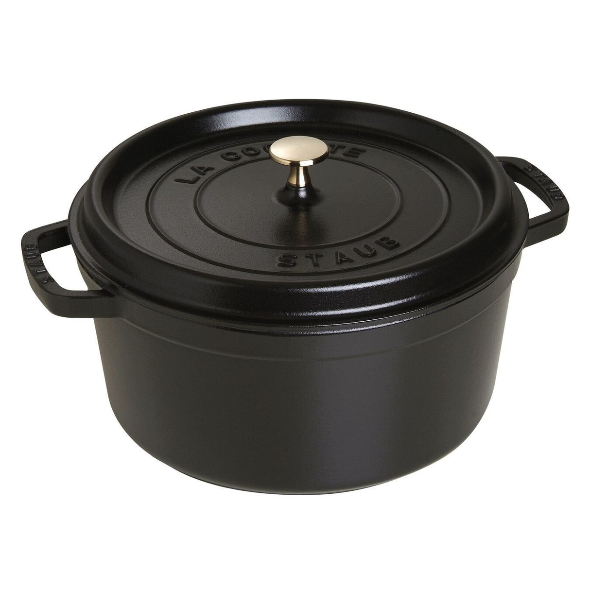 Staub Gusseisen Fr, Rund, 28 Cm, Negro