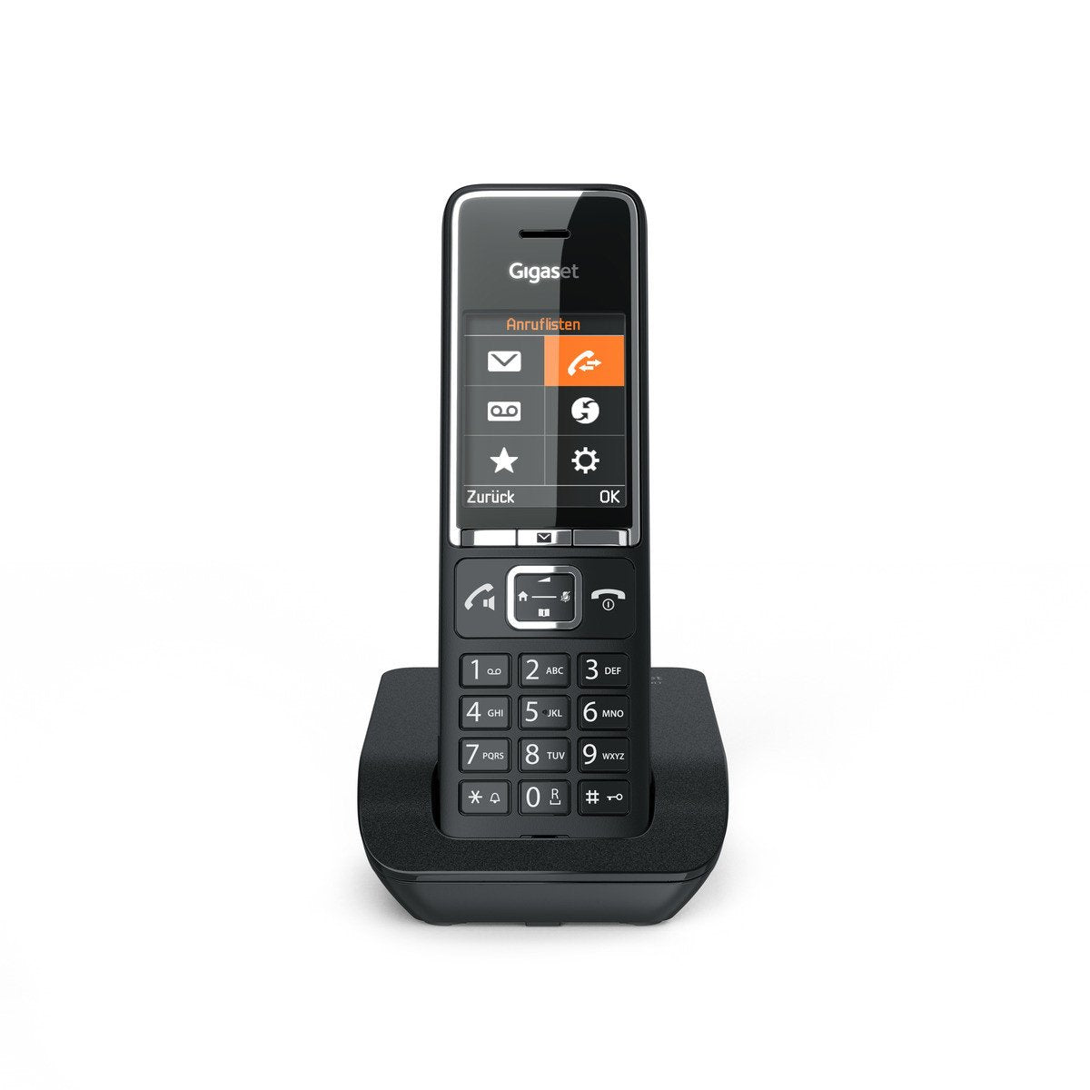 Telefono Gigaset Comfort 550 Black/Chrome