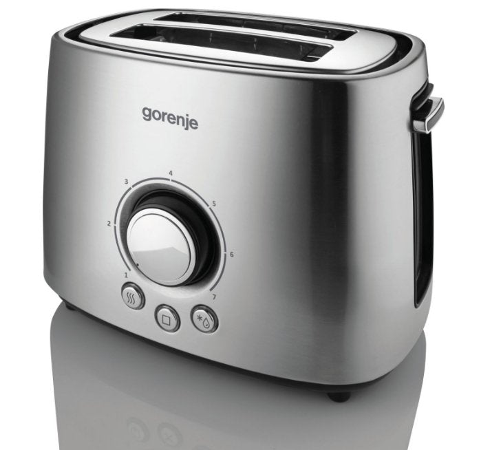 Tostadora Gorenje T1000e, Potencia 1000 W, Acero Inoxidable
