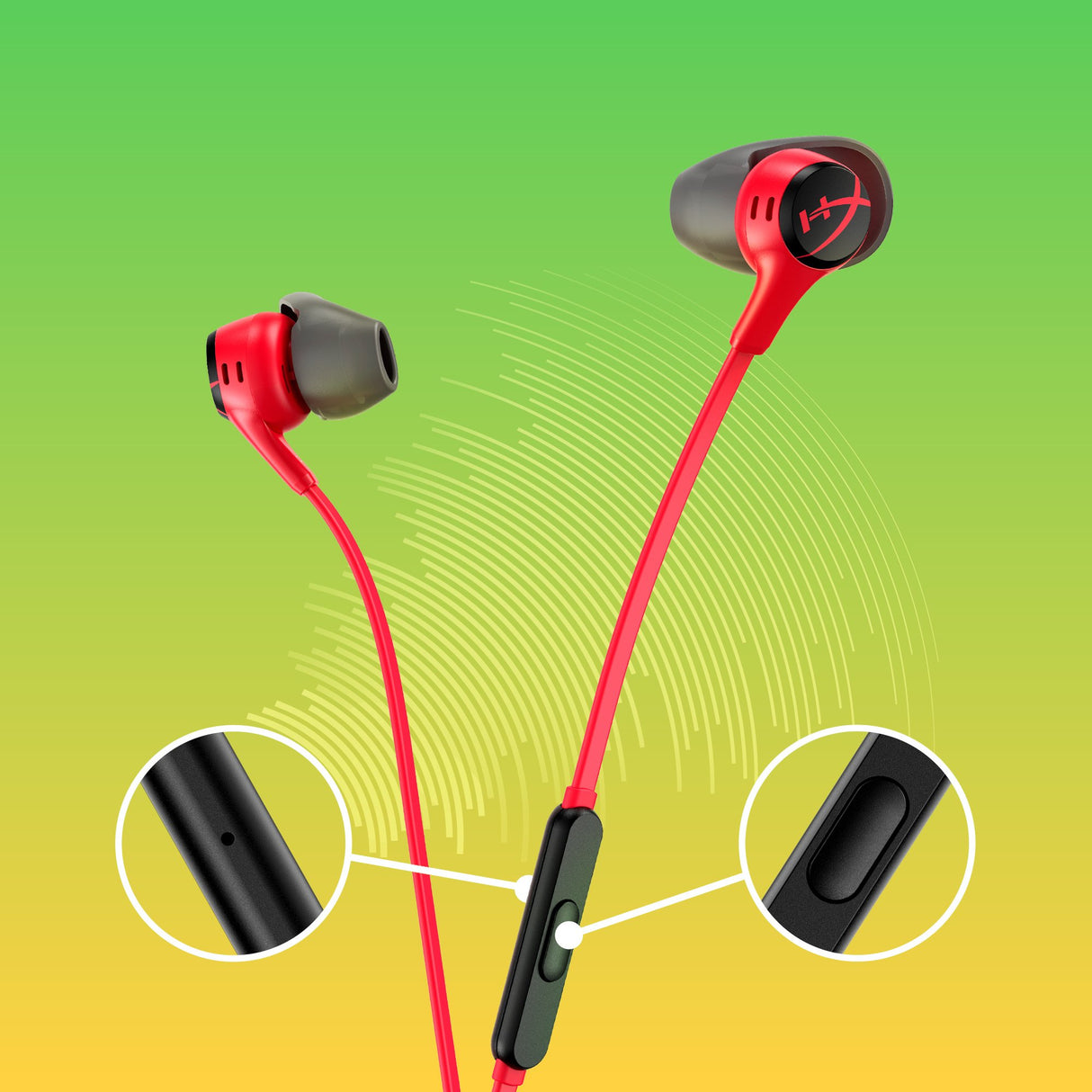 EAN 0196786923265 - HyperX Cloud Earbuds II BLK Gaming Earbuds with Mic Alámbrico Dentro de oído Juego imagen 11
