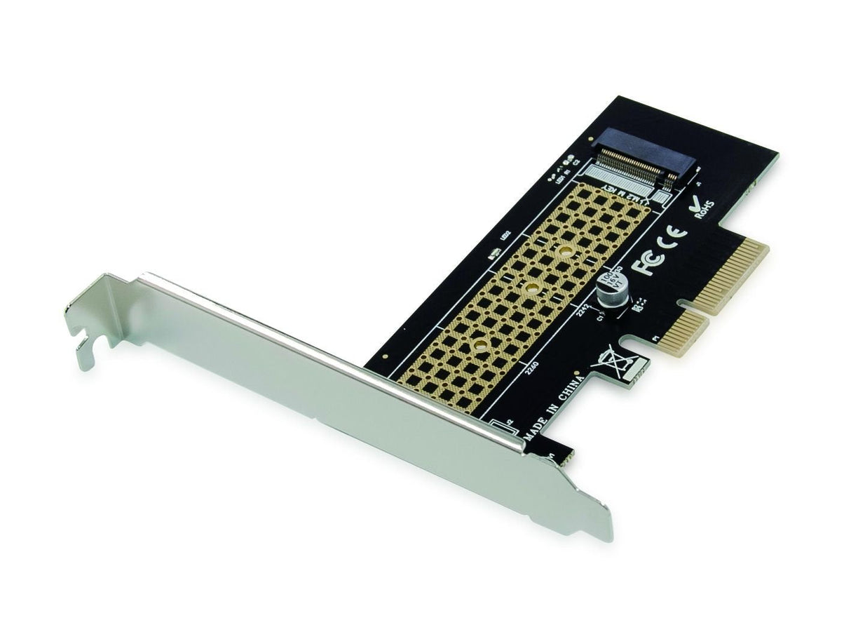 Conceptronic Pci Express Card 4  M.2 Nvme Ssd Emrick Schwarz