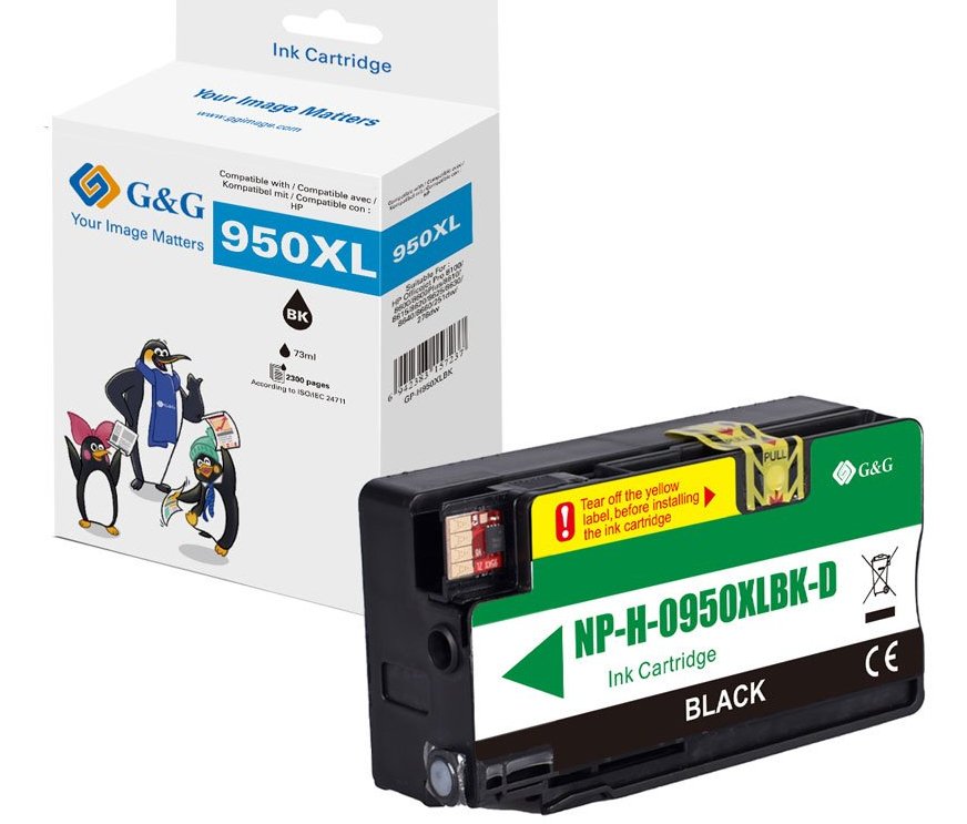 G&G Tintencartucho Compatible Hp Hp 950xl Cn045ae Negro