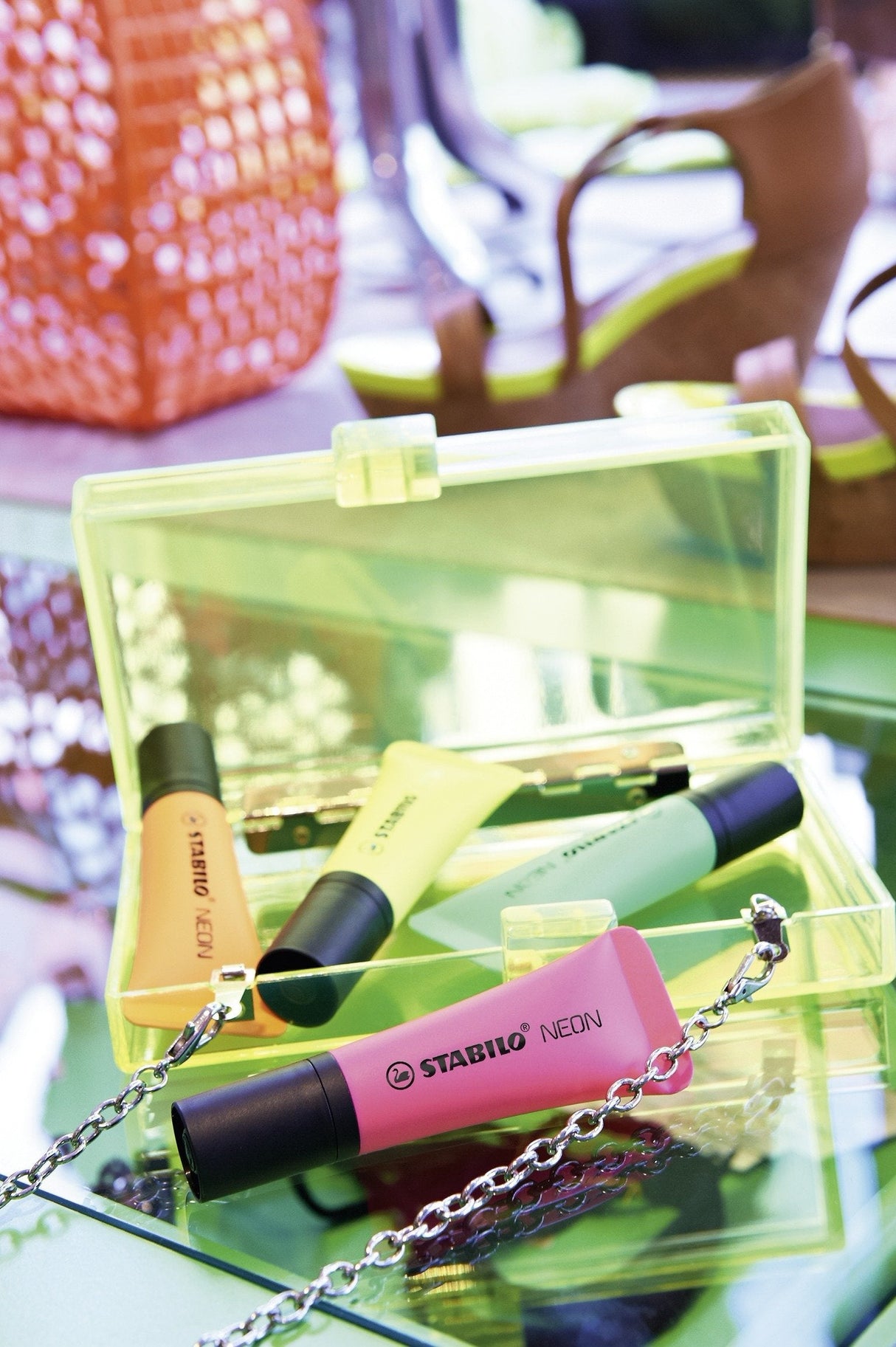 Stabilo Neon Marcador Fluorescente Amarillo -10u-