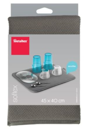 Tapete Escurridor 'Softex' 45x40cm Gris Metaltex