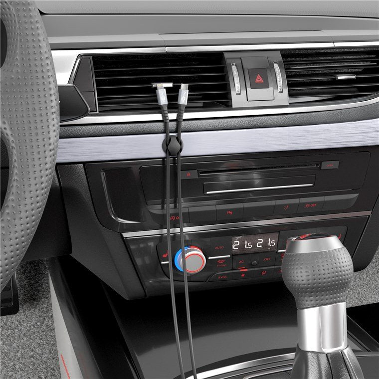 3 Slot Cable Management, Black