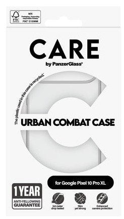Panzerglass Care Flagship Case Transp. Urban Combat Clear Frame Pixel 10 Pro Xl