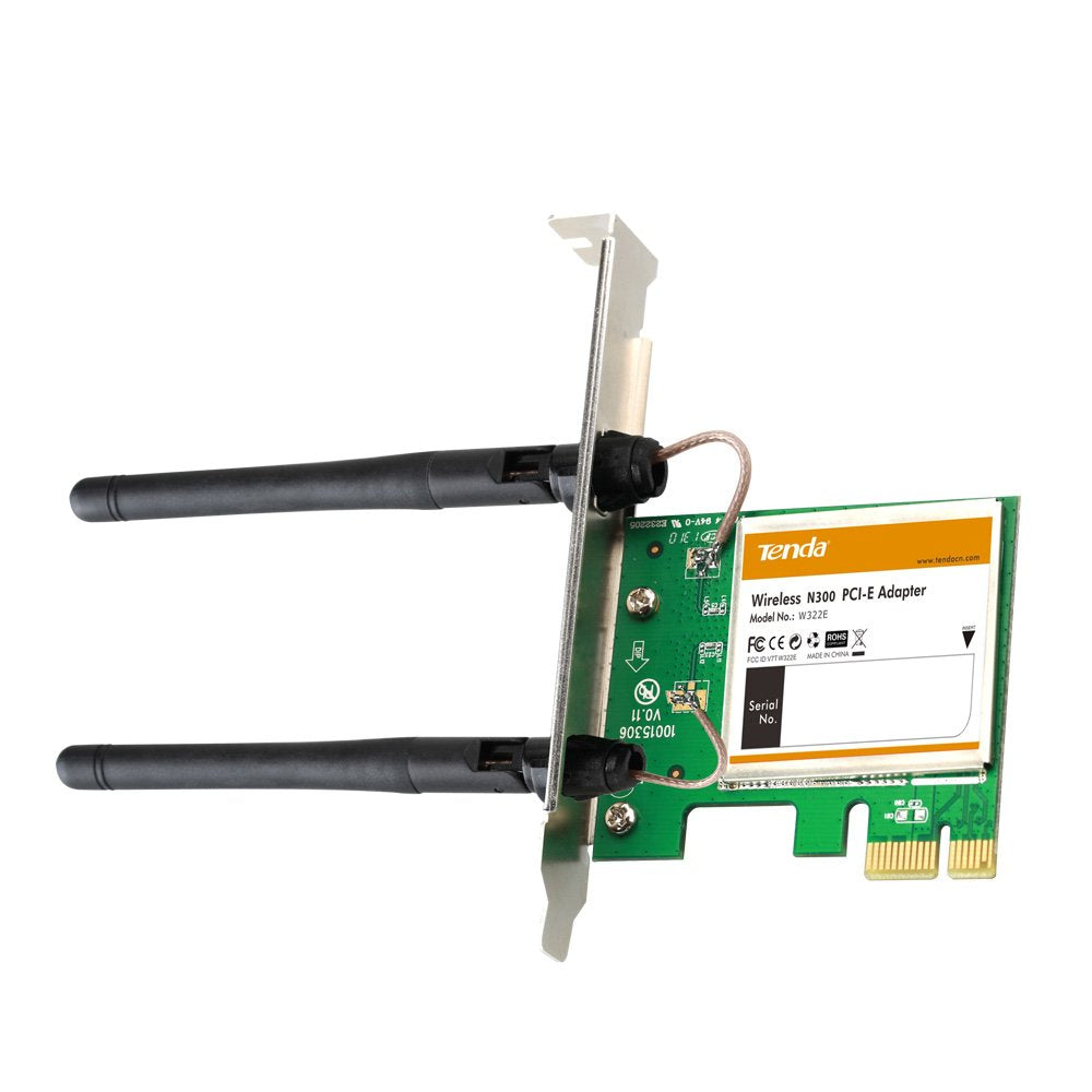 Tenda Tarjeta De Red Wifi 322e Pci-Express Wifi 802.11n 300mbps Antena 2x2.5dbi