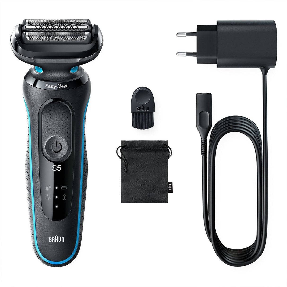 EAN 4210201432593 - Braun Series 5 51-M1000s Máquina de afeitar de láminas Negro, Azul imagen 5