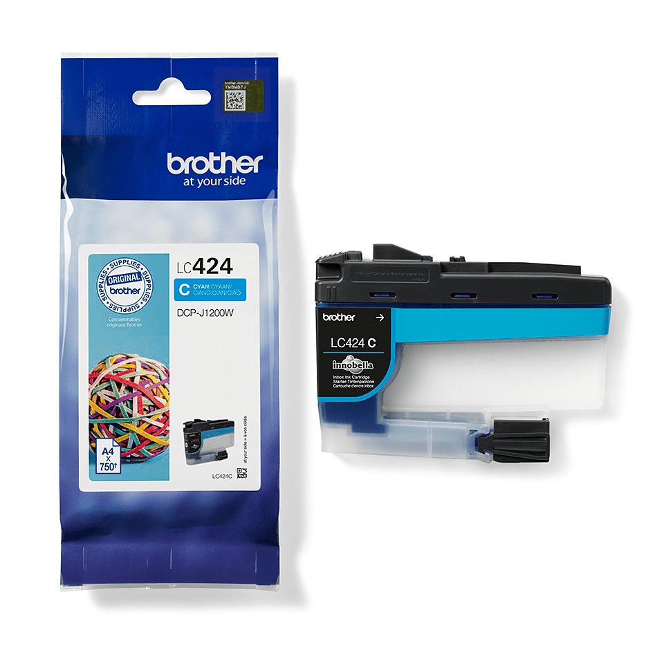 EAN 4977766810456 - Brother LC424C cartucho de tinta 1 pieza(s) Original Cian imagen 4